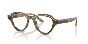 แว่นกันแดด Emporio Armani EA4264U-63381W Brown On Striped Beige