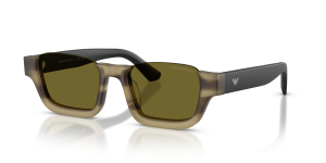 แว่นกันแดด Emporio Armani EA4268U 6369/2 Matte Striped Havana Green Green