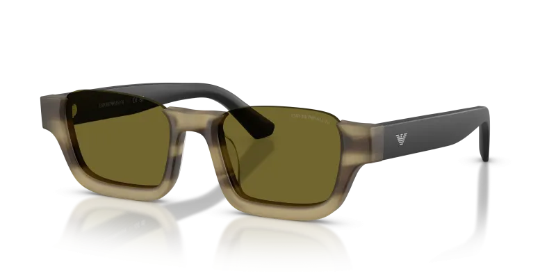 Emporio Armani EA4268U 6369/2 แว่นกันแดดลายฮาวาน่าเขียวสไตรป์ ทุกเพศ