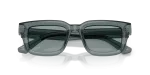 แว่นกันแดด Emporio Armani EA4270F 6364/1 Shiny Transparent Grey Dark Grey Emporio Armani EA4270F 6364/1 close-up ด้านหน้า