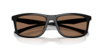 แว่นกันแดด Emporio Armani EA4277U-501773 Shiny Black/Brown Rubber Dark Brown แว่นกันแดด Emporio Armani EA4277U-501773 close-up ด้านหน้า