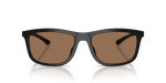 แว่นกันแดด Emporio Armani EA4277U-501773 Shiny Black/Brown Rubber Dark Brown แว่นกันแดด Emporio Armani EA4277U-501773 ด้านหน้า