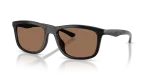 แว่นกันแดด Emporio Armani EA4277U-501773 Shiny Black/Brown Rubber Dark Brown แว่นกันแดด Emporio Armani EA4277U-501773 มุมเฉียง ดำมันวาว/ยางสีน้ำตาล สำหรับผู้ชาย