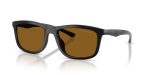 แว่นกันแดด Emporio Armani EA4277U-501783 Shiny Black Dark Brown Polarized แว่นกันแดด Emporio Armani EA4277U-501783 มุมเฉียง สีดำประกาย สำหรับผู้ชาย