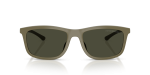 แว่นกันแดด Emporio Armani EA4277U-543782 Shiny Light Brown/Brown Rubber Dark Green แว่นกันแดด Emporio Armani EA4277U-543782 ด้านหน้า