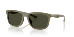 แว่นกันแดด Emporio Armani EA4277U-543782 Shiny Light Brown/Brown Rubber Dark Green แว่นกันแดด Emporio Armani EA4277U-543782 มุมเฉียง น้ำตาลอ่อนมันวาว/ยางสีน้ำตาล สำหรับผู้ชาย