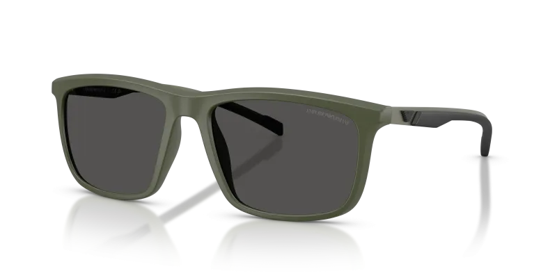 แว่นกันแดด Emporio Armani EA4278U-618487 Matte Green Dark Grey แว่นกันแดด Emporio Armani EA4278U-618487 มุมเฉียง สีเขียวด้าน สำหรับผู้ชาย