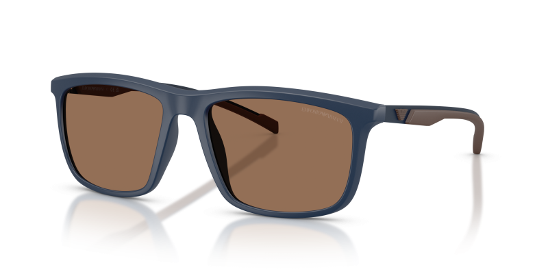 แว่นกันแดด Emporio Armani EA4278U-618573 มุมเฉียง สีน้ำเงินด้าน สำหรับผู้ชาย