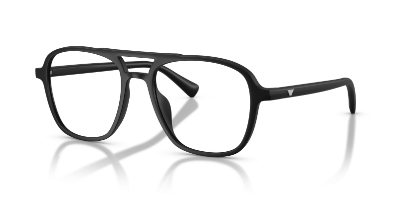 แว่นกันแดด Emporio Armani EA4279U-50011W Matte Black Clear แว่นกันแดด Emporio Armani EA4279U-50011W ดำด้าน เลนส์ใส มุมสามส่วนสี่