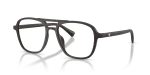 แว่นกันแดด Emporio Armani EA4279U-58581W น้ำตาลเข้มด้าน เลนส์ใส มุมสามส่วนสี่