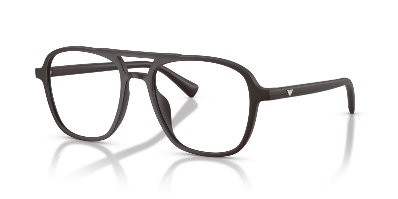 แว่นกันแดด Emporio Armani EA4279U-58581W Matte Dark Brown Clear แว่นกันแดด Emporio Armani EA4279U-58581W น้ำตาลเข้มด้าน เลนส์ใส มุมสามส่วนสี่