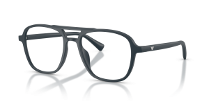 แว่นกันแดด Emporio Armani EA4279U-64501W น้ำเงินด้าน เลนส์ใส มุมสามส่วนสี่