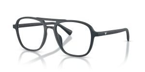 แว่นกันแดด Emporio Armani EA4279U-64501W น้ำเงินด้าน เลนส์ใส มุมสามส่วนสี่