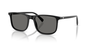 แว่นกันแดด Emporio Armani EA4280F-501787 ดำประกาย เลนส์เทา มุมสามส่วนสี่
