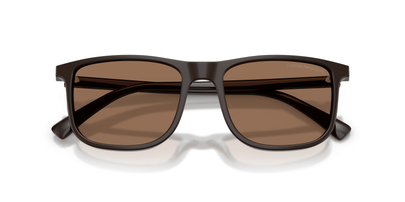 แว่นกันแดด Emporio Armani EA4280F-645273 น้ำตาลประกาย ระยะใกล้