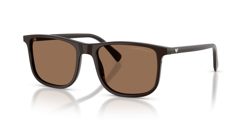 แว่นกันแดด Emporio Armani EA4280F-645273 Shiny Brown Dark Brown แว่นกันแดด Emporio Armani EA4280F-645273 น้ำตาลประกาย เลนส์น้ำตาลเข้ม มุมสามส่วนสี่