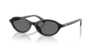 แว่นกันแดด Emporio Armani EA4281U-501787 ดำประกาย เลนส์เทา ทรงวงรี