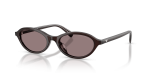 แว่นกันแดด Emporio Armani EA4281U-64547N น้ำตาลโอปอลประกาย เลนส์สีม่วงเข้ม