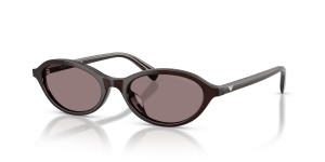 แว่นกันแดด Emporio Armani EA4281U-64547N น้ำตาลโอปอลประกาย เลนส์สีม่วงเข้ม