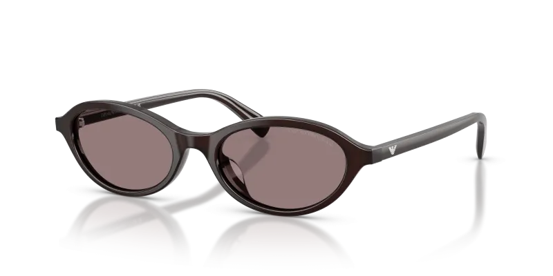 แว่นกันแดด Emporio Armani EA4281U-64547N Shiny Opal Brown Dark Purple แว่นกันแดด Emporio Armani EA4281U-64547N น้ำตาลโอปอลประกาย เลนส์สีม่วงเข้ม