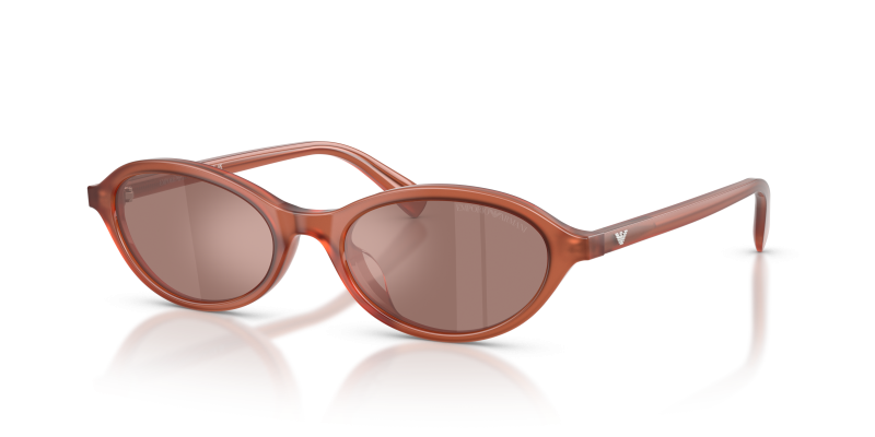 แว่นกันแดด Emporio Armani EA4281U-64556G น้ำตาลอ่อนโอปอล เลนส์มิเรอร์