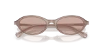 แว่นกันแดด Emporio Armani EA4281U-645673 Shiny Opal Tundra Light Brown แว่นกันแดด Emporio Armani EA4281U-645673 close-up ด้านหน้า