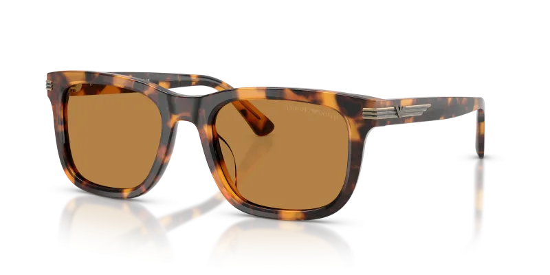 แว่นกันแดด Emporio Armani EA4282U-591693 ฮาวานาเหลืองเงา เลนส์น้ำตาลอ่อน