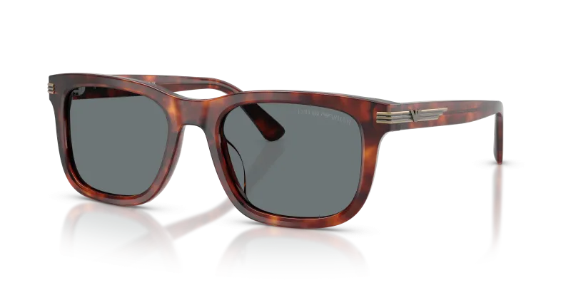 แว่นกันแดด Emporio Armani EA4282U-603480 Shiny Havana Red Dark Blue แว่นกันแดด Emporio Armani EA4282U-603480 แดงฮาวานาเงา เลนส์น้ำเงินเข้ม