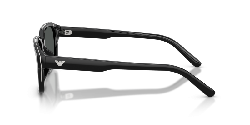 แว่นกันแดด Emporio Armani EA4283U-501787 มุมข้าง ขาแว่นสีดำประกาย