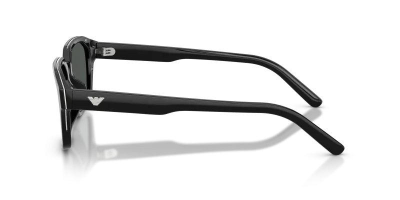 แว่นกันแดด Emporio Armani EA4283U-501787 มุมข้าง ขาแว่นสีดำประกาย