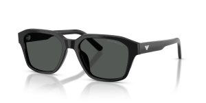 แว่นกันแดด Emporio Armani EA4283U-501787 มุมเฉียง สีดำประกาย สำหรับผู้ชาย