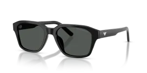 แว่นกันแดด Emporio Armani EA4283U-501787 มุมเฉียง สีดำประกาย สำหรับผู้ชาย