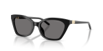 แว่นกันแดด Emporio Armani EA4284U-501781 Shiny Black Dark Grey Polarized แว่นกันแดด Emporio Armani EA4284U-501781 มุมเฉียง สีดำประกาย สำหรับผู้หญิง