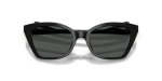 แว่นกันแดด Emporio Armani EA4284U-501787 Shiny Black Dark Grey แว่นกันแดด Emporio Armani EA4284U-501787 close-up ด้านหน้า