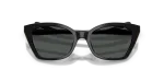 แว่นกันแดด Emporio Armani EA4284U-501787 Shiny Black Dark Grey แว่นกันแดด Emporio Armani EA4284U-501787 close-up ด้านหน้า