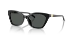 แว่นกันแดด Emporio Armani EA4284U-501787 Shiny Black Dark Grey แว่นกันแดด Emporio Armani EA4284U-501787 มุมเฉียง สีดำประกาย สำหรับผู้หญิง