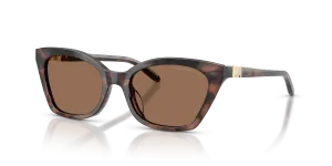 แว่นกันแดด Emporio Armani EA4284U-646173 มุมเฉียง สีทุนดราฮาวานามันวาว สำหรับผู้หญิง