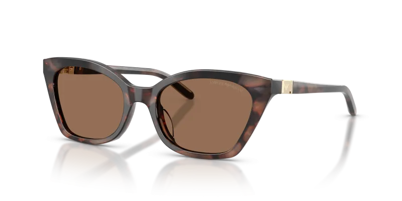 แว่นกันแดด Emporio Armani EA4284U-646173 มุมเฉียง สีทุนดราฮาวานามันวาว สำหรับผู้หญิง