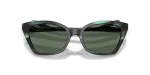 แว่นกันแดด Emporio Armani EA4284U-646382 Shiny Havana Green Dark Green แว่นกันแดด Emporio Armani EA4284U-646382 close-up ด้านหน้า