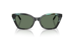 แว่นกันแดด Emporio Armani EA4284U-646382 Shiny Havana Green Dark Green แว่นกันแดด Emporio Armani EA4284U-646382 ด้านหน้า
