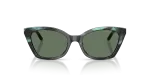 แว่นกันแดด Emporio Armani EA4284U-646382 Shiny Havana Green Dark Green แว่นกันแดด Emporio Armani EA4284U-646382 ด้านหน้า