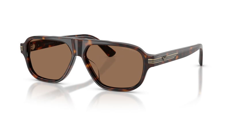 แว่นกันแดด Emporio Armani EA4285U-502673 ฮาวานาประกาย เลนส์น้ำตาลเข้ม