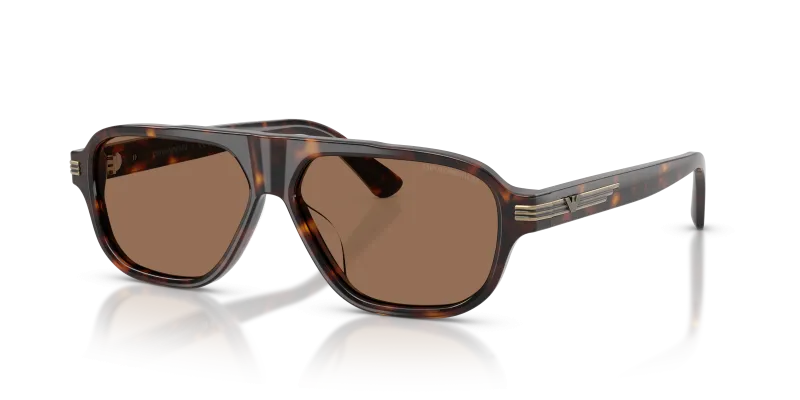 แว่นกันแดด Emporio Armani EA4285U-502673 ฮาวานาประกาย เลนส์น้ำตาลเข้ม