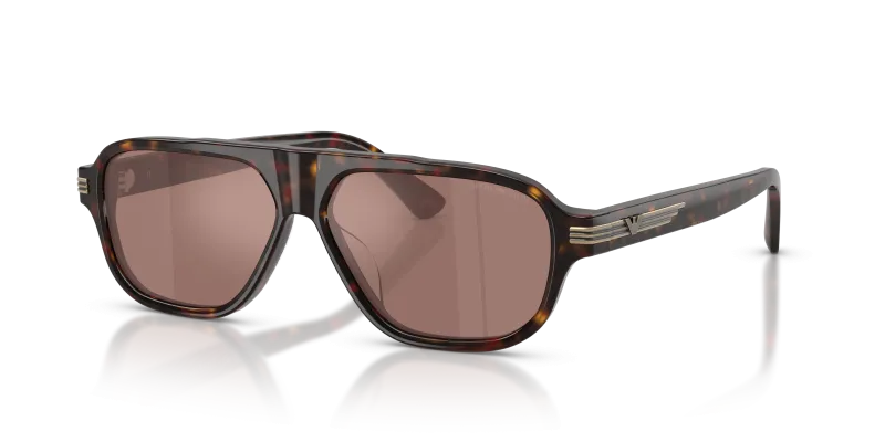 แว่นกันแดด Emporio Armani EA4285U-64596G เลนส์ปรอทสะท้อนสีน้ำตาล เบอร์กันดีฮาวานา