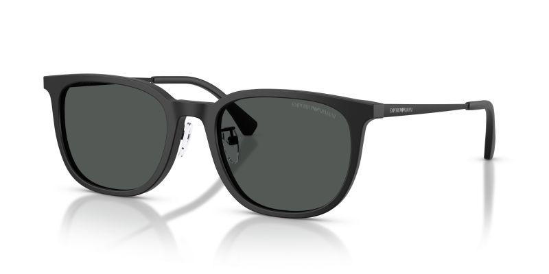 แว่นกันแดด Emporio Armani EA4286D-500187 Matte Black Dark Grey แว่นกันแดด Emporio Armani EA4286D-500187 ดำด้าน เลนส์เทาเข้ม มุมสามส่วนสี่
