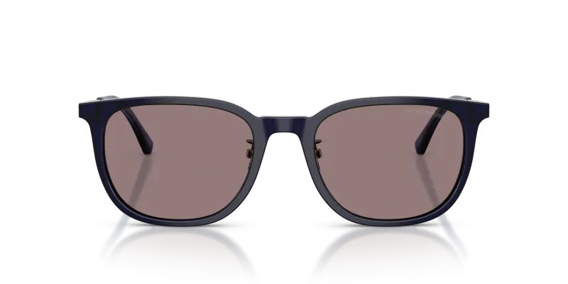 แว่นกันแดด Emporio Armani EA4286D-53587N น้ำเงินโปร่งใสประกาย มุมด้านหน้า
