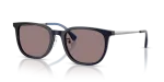 แว่นกันแดด Emporio Armani EA4286D-53587N น้ำเงินโปร่งใสประกาย เลนส์สีม่วงเข้ม มุมสามส่วนสี่
