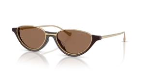 แว่นกันแดด Emporio Armani EA4288U-645873 มุมเฉียง สีน้ำตาลประกาย สำหรับผู้หญิง