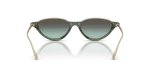 แว่นกันแดด Emporio Armani EA4288U-65002A Shiny Transparent Green Green Gradient Green แว่นกันแดด Emporio Armani EA4288U-65002A ขาแว่นด้านใน