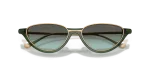 แว่นกันแดด Emporio Armani EA4288U-65002A Shiny Transparent Green Green Gradient Green แว่นกันแดด Emporio Armani EA4288U-65002A close-up ด้านหน้า